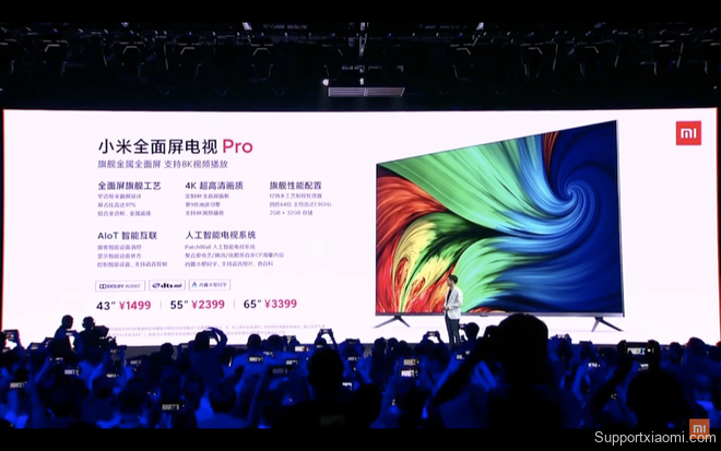 Xiaomi ra mắt Mi TV Pro: Thiết kế tràn viền 97%, hỗ trợ độ phân giải 8K, giá bán chỉ từ 210 USD - Ảnh 1.